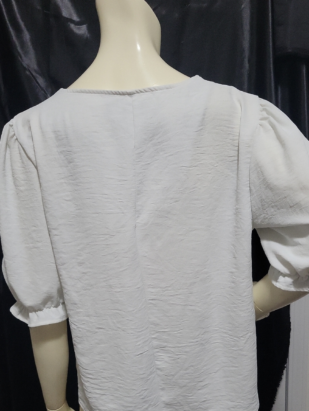 Cocomo White V Neck Blouse - Picture 2 of 3